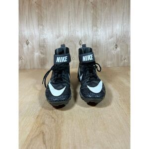 Nike Force Savage Shark Football Cleats Black White Nike Symbol Size 8.5 Mens